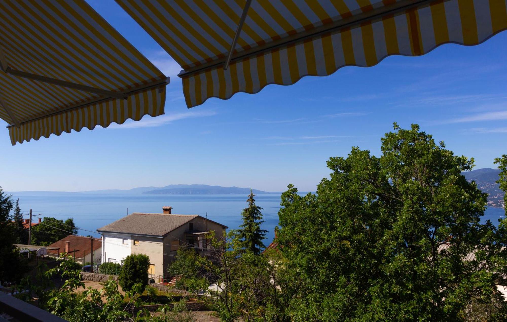 Sea View Retreat With 170Mbps Wifi And Sunny Balcony Lejlighed Kastav Eksteriør billede